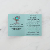 ビクトリアンブライダルシャワーパーティー招待状 招待状 (内部)