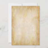 ビクトリアンブライダルシャワー-ヴィンテージアンティークフレーム 招待状 (裏面)