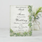 ビクトリアンミュージー結婚式招待状 招待状 (スタンド正面)