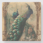 ビクトリアンモダンフランスのヴィンテージ ストーンコースター (正面)