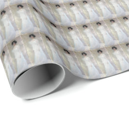 ビクトリアンレディーインホワイトグスターブクリムト ラッピングペーパー