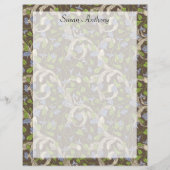 ビクトリアンヴィンテージアイビーつる植物フローリーズ紙 (正面)