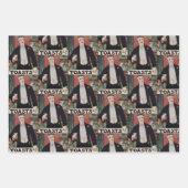 ビクトリアンヴィンテージカクテル文化 ラッピングペーパーシート (正面3)