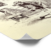 ビクトリアンヴィンテージスポーツのポスター ポスター (角)