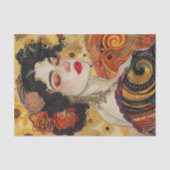 ビクトリアンヴィンテージレディの切り離し 薄葉紙 (正面)