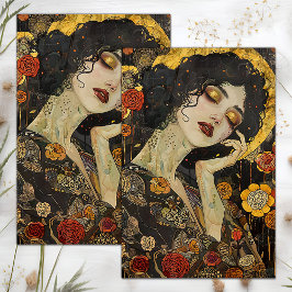 ビクトリアンヴィンテージレディの切り離し 薄葉紙