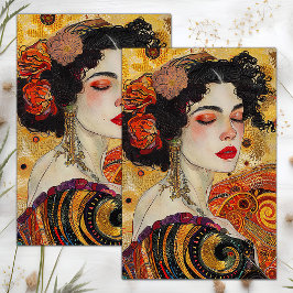 ビクトリアンヴィンテージレディの切り離し 薄葉紙