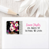 ビクトリアンヴィンテージレディフローラ紙コラージュ ラベル (インサイチュ)