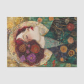 ビクトリアンヴィンテージレディーデコペティッシュペーパー 薄葉紙 (正面)