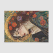 ビクトリアンヴィンテージレディーデコペティッシュペーパー 薄葉紙 (正面)