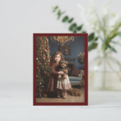 ビクトリアンヴィンテージレトロ ポストカード (スタンド正面)