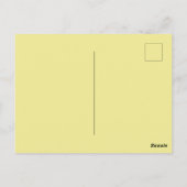 ビクトリアンヴィンテージローレルリースハローウィンパーティ ポストカード (裏面)