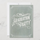 ビクトリアンヴィンテージ卒業招待状グラードパーティー 招待状 (正面)