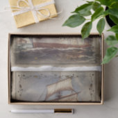 ビクトリアンヴィンテージ帆走船の切り離 薄葉紙 (ギフト)