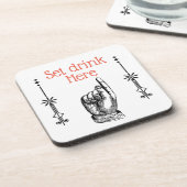 ビクトリアンヴィンテージ指し指し指コースター コースター (左側)