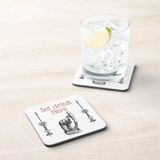 ビクトリアンヴィンテージ指し指し指コースター コースター (右側)