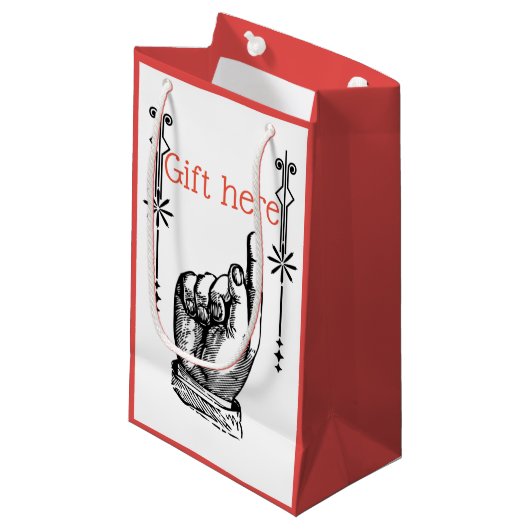 ビクトリアンヴィンテージ指指抱き枕 スモールペーパーバッグ (正面アングル)