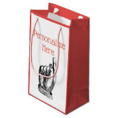 ビクトリアンヴィンテージ指指抱き枕 スモールペーパーバッグ (裏面アングル)