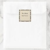 ビクトリアンヴィンテージ蔵書票 スクエアシール (バッグ)