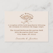 ビクトリアン伝統的結婚の エンクロージャーカード (正面)