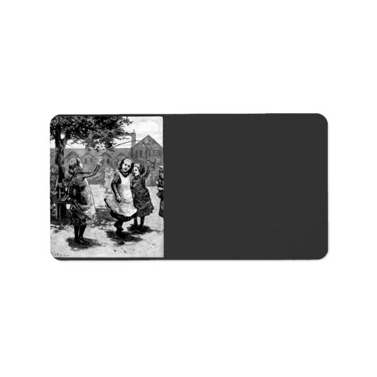 ビクトリアン住所 シール (正面)