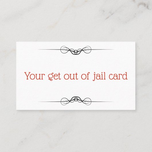 ビクトリアン保釈 名刺 (裏面)