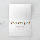 ビクトリアン切れ端のクリスマスハウス シーズンカード (内部)