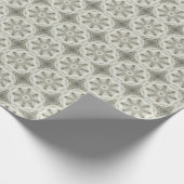 ビクトリアン十字型クリスマス:繊維デザイン ラッピングペーパー (角)