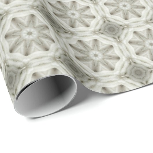 ビクトリアン十字型クリスマス:繊維デザイン ラッピングペーパー (ロールコーナー)