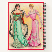 ビクトリアン夕べ衣服 ノートブック (裏面)