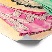 ビクトリアン夕べ衣服 ポスター (角)