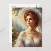 ビクトリアン女性5 ポストカード (正面/裏面)