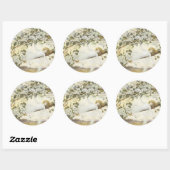 ビクトリアン妖精の国ステッカー – ベビー妖精 ラウンドシール (シート)