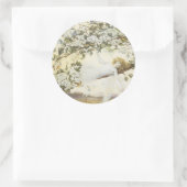 ビクトリアン妖精の国ステッカー – ベビー妖精 ラウンドシール (バッグ)