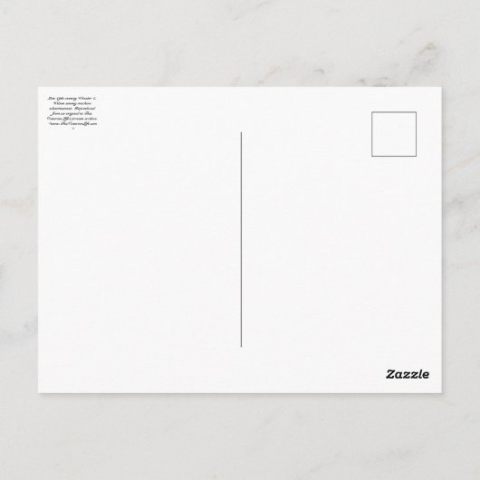 ビクトリアン婦人服 ポストカード (裏面)