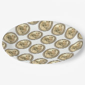 ビクトリアン嫁エレガントヴィンテージブライダルシャワー ペーパープレート (アングル)