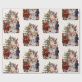 ビクトリアン子ども達への守護天使 ラッピングペーパー (フラット)