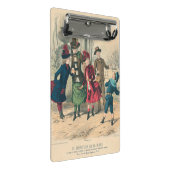 ビクトリアン子ドレス遊ヴィンテージアンティーク ミニクリップボード (アングル)