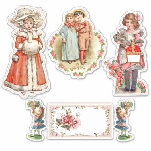 ビクトリアン子 シール (正面)