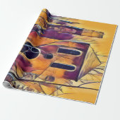 ビクトリアン建物おもしろい ラッピングペーパー (アンロールド)