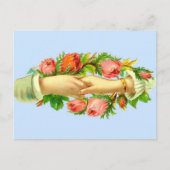 ビクトリアン握り手プリント ポストカード (正面)