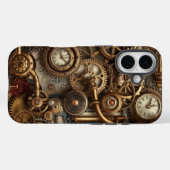ビクトリアン整備士真鍮と時計工芸 Case-Mate iPhoneケース (裏面 (横))