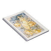 ビクトリアン新しいイエローフラワーフェアリー ノートブック (右側)