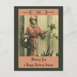 ビクトリアン新年 シーズンポストカード