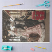 ビクトリアン旅行ネズミの切り離し 薄葉紙 (クラフト)