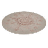 ビクトリアン春、ソフトグリーン、 カッティングボード (角)