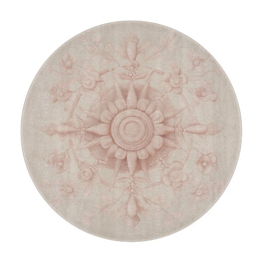 ビクトリアン春、ソフトグリーン、 カッティングボード (正面)