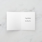 ビクトリアン最高の友かわいいヴィンテージアート誕生日 カード (内部)