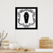 ビクトリアン棺ポスター ポスター (キッチン)