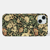 ビクトリアン様式の花柄 iPhoneケース (裏面横)